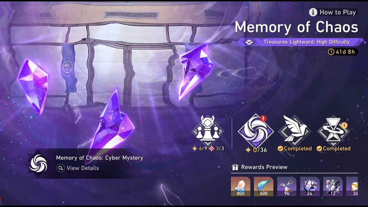 SPARXIECONOFFICIAL EASIEST MEMORY OF CHAOS EVER (Cyberspace Mastery) | Honkai: Star Rail 4.0 + Wuwa