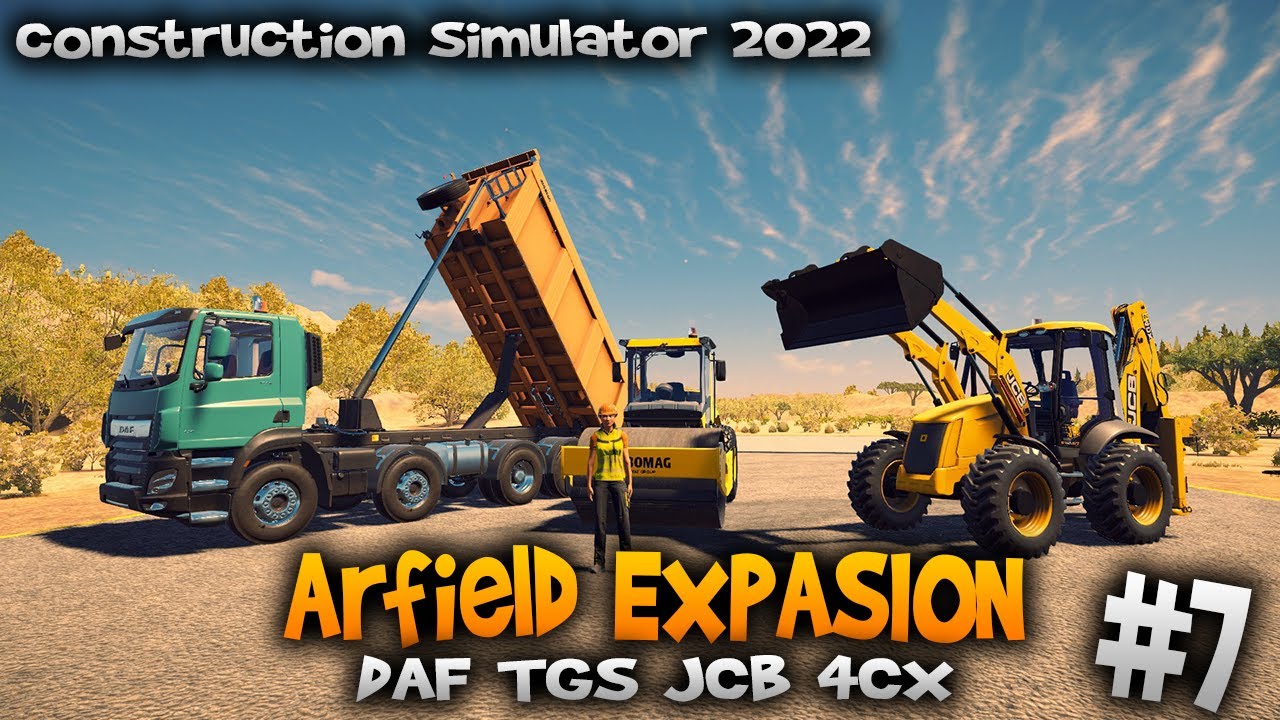 Construction simulator 2022 👷 Airfield Expansion 👷 JCB 4CX