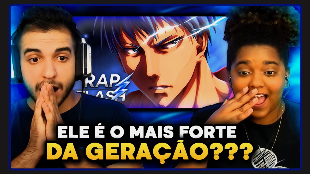 REAGINDO AO Rap do Aomine Daiki 2 (KNB) - O MELHOR DA GERAÇÃO // Flash Beats [REACT] 🔥
