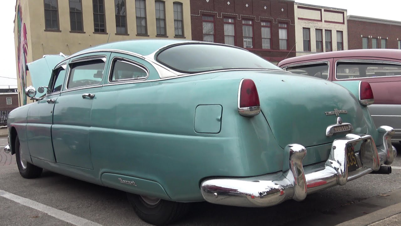 1954 Hudson Hornet Twin-H Power Six American Classic Waxahachie Texas Orphans & Sweethearts Car Show