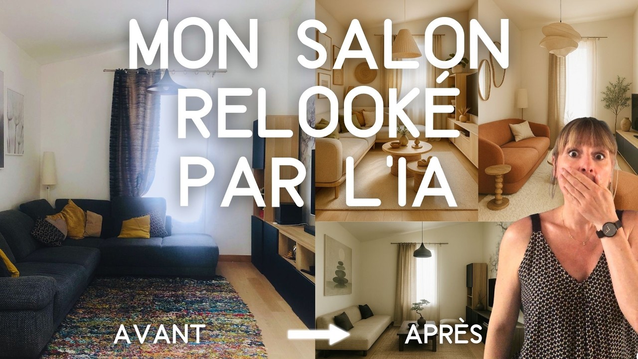 J’ai testé ChatGPT pour relooker mon salon : 3 styles déco ultra tendance 2025 - 2026 à découvrir !