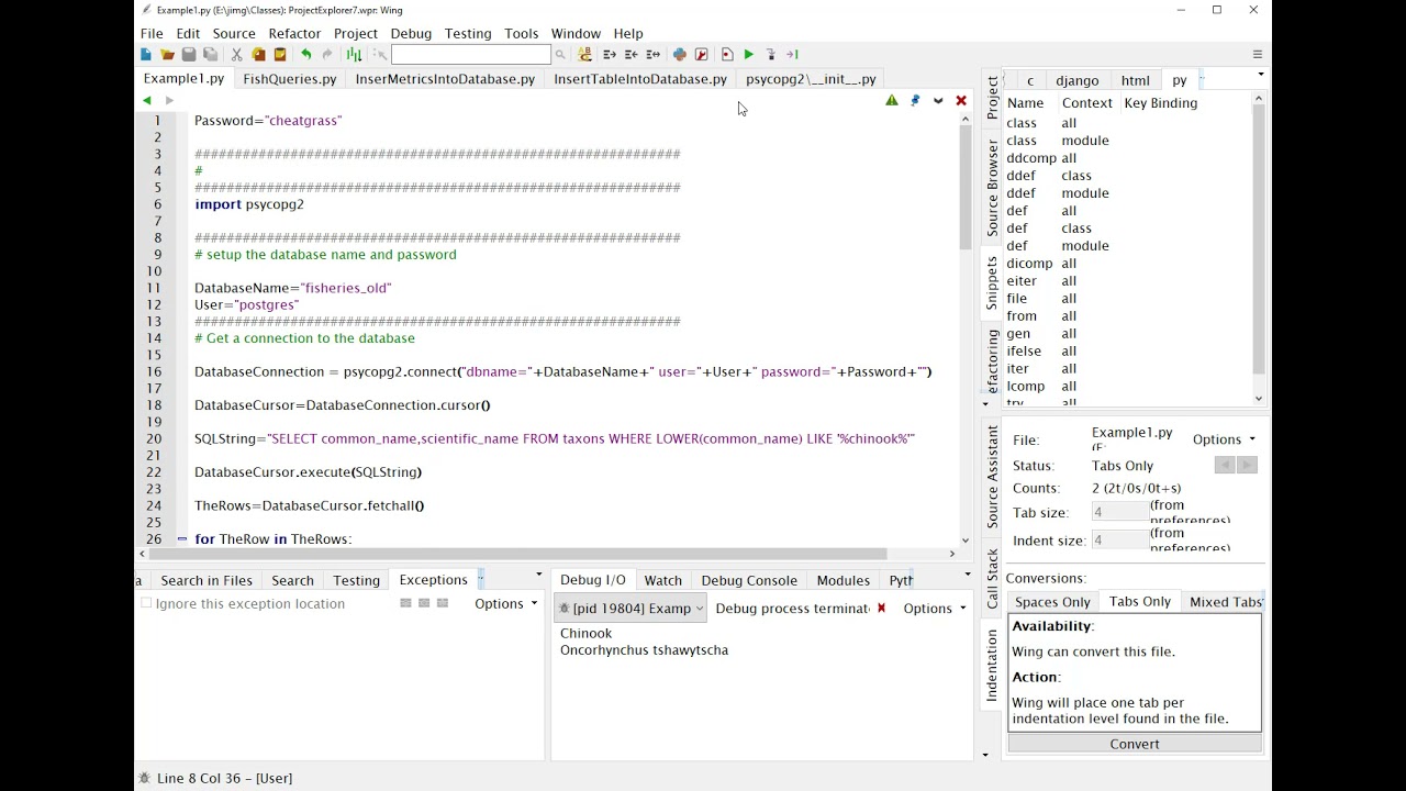 GSP 318: PostgreSQL and Python