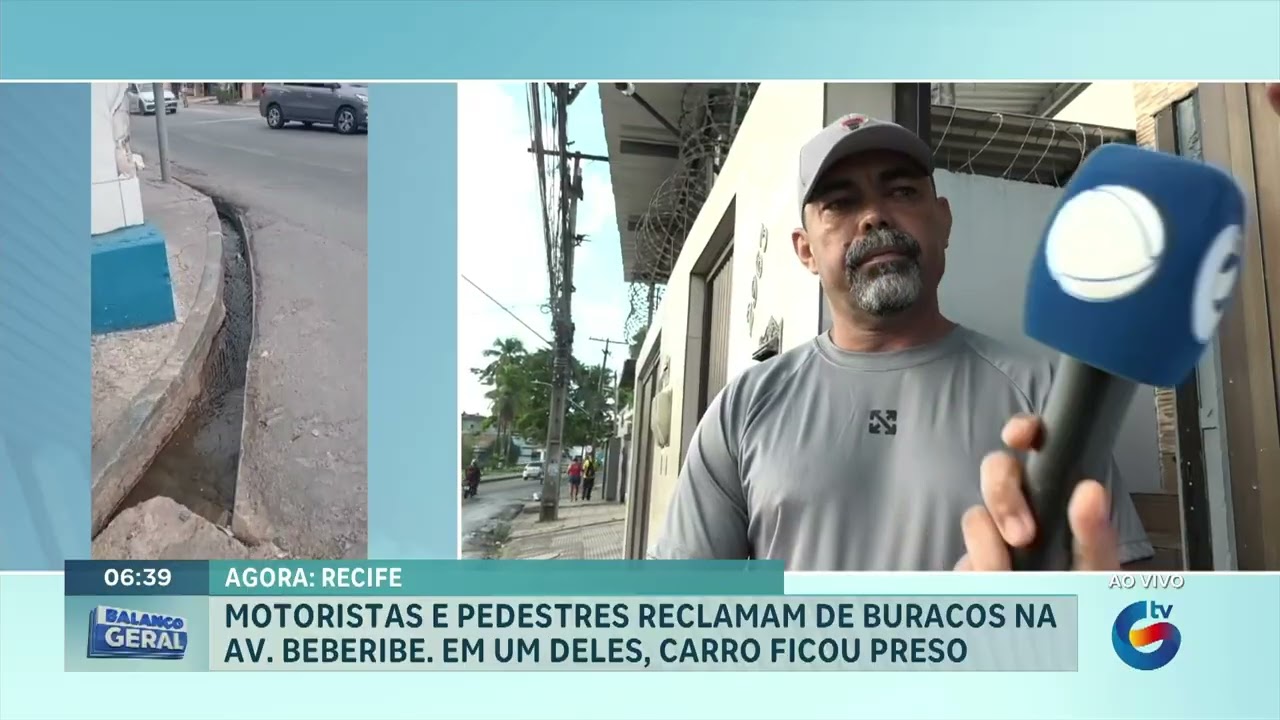 Buracos causam transtornos para moradores e motorista no bairro do Fundão, Recife