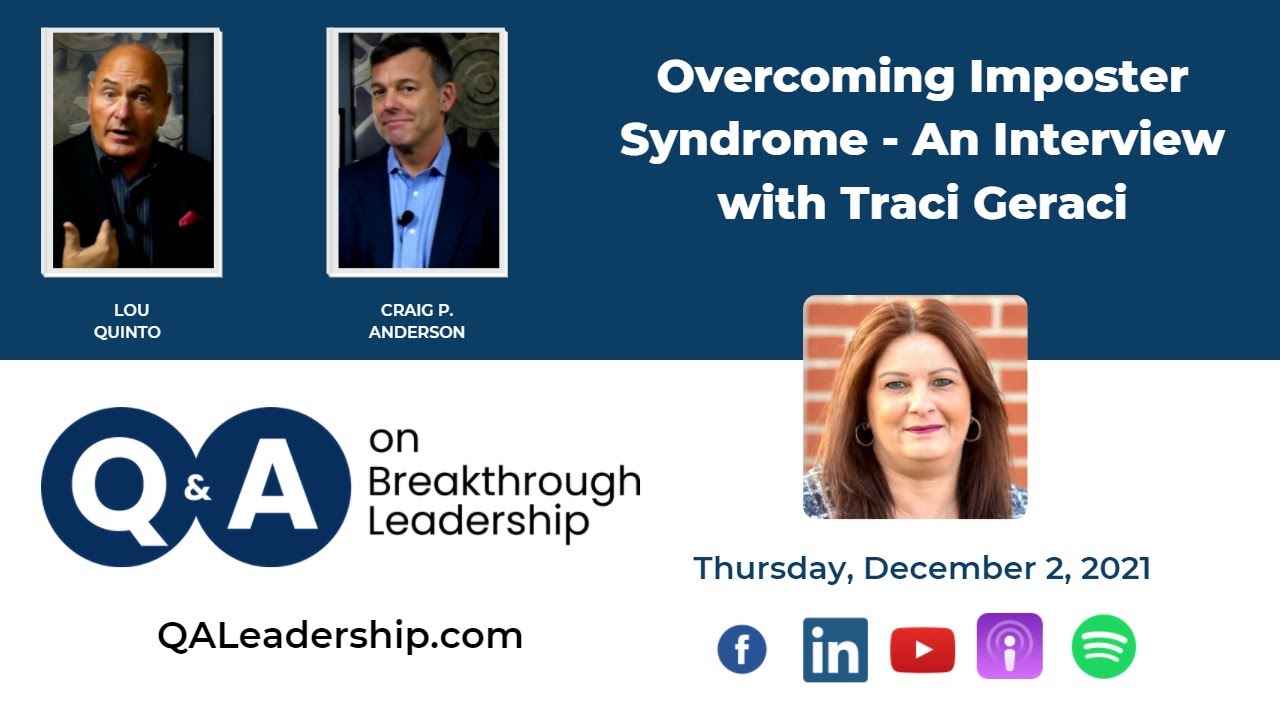 Overcoming Imposter Syndrome - An Interview with Traci Geraci