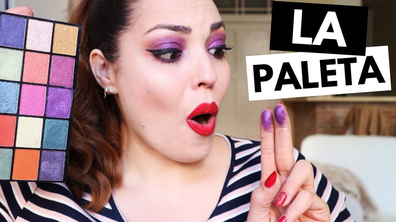 'LA PALETA' Me maquillo Y HABLO | Pretty and Olé