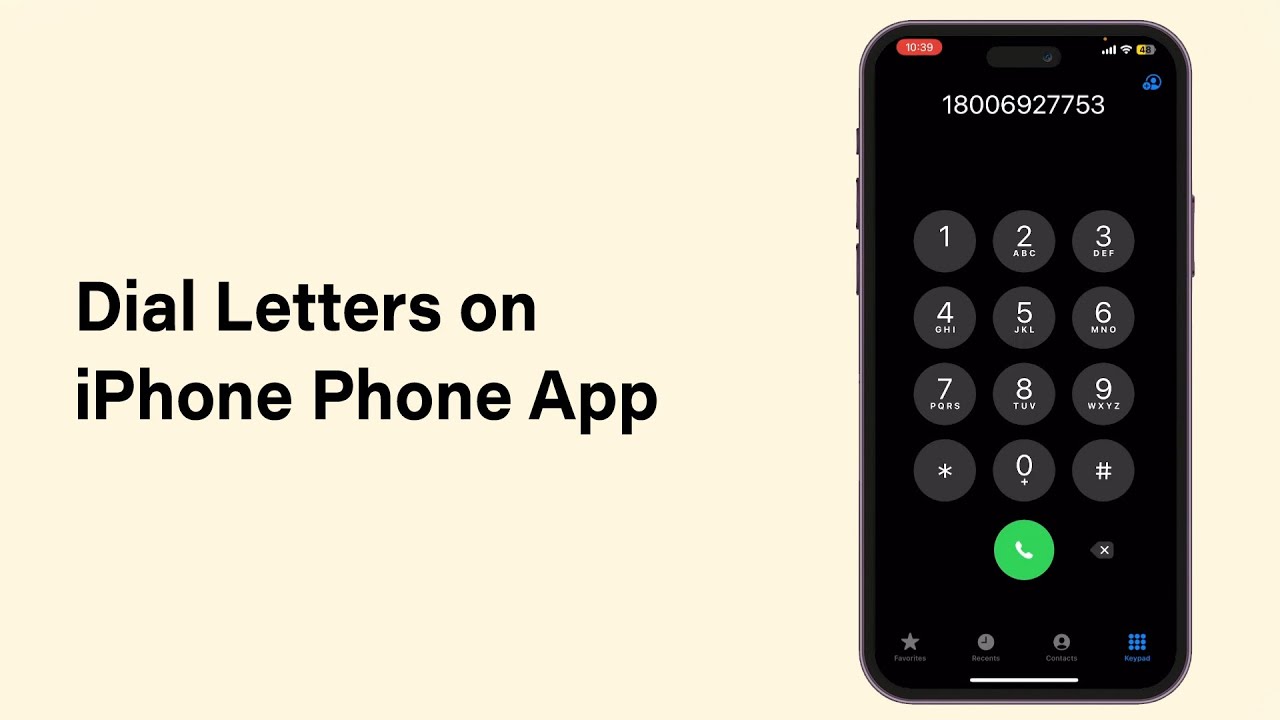 How To Dial Letters On iPhone Phone App 2025 | Use Letters to Dial Phone Numbers