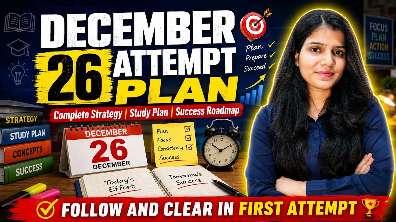 CMA December 26 Plan | Follow this and CLEAR | @traptikulshrestha 