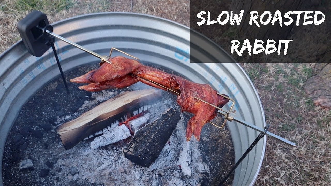 How To Slow Roast Rabbit Over Wood Fire