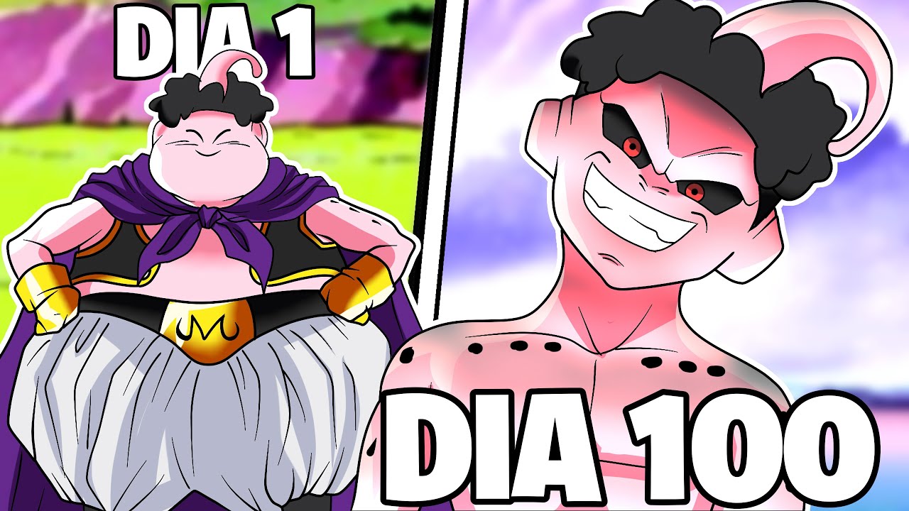 Eu Sobrevivi 100 DIAS como MAJIN BOO no Minecraft