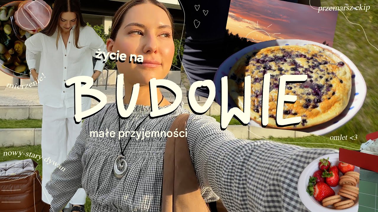 BUDOWLANY VLOG // omlet jagodzianka / juicy lip combo / postępy na budowie / idealne jeansy / gurunc