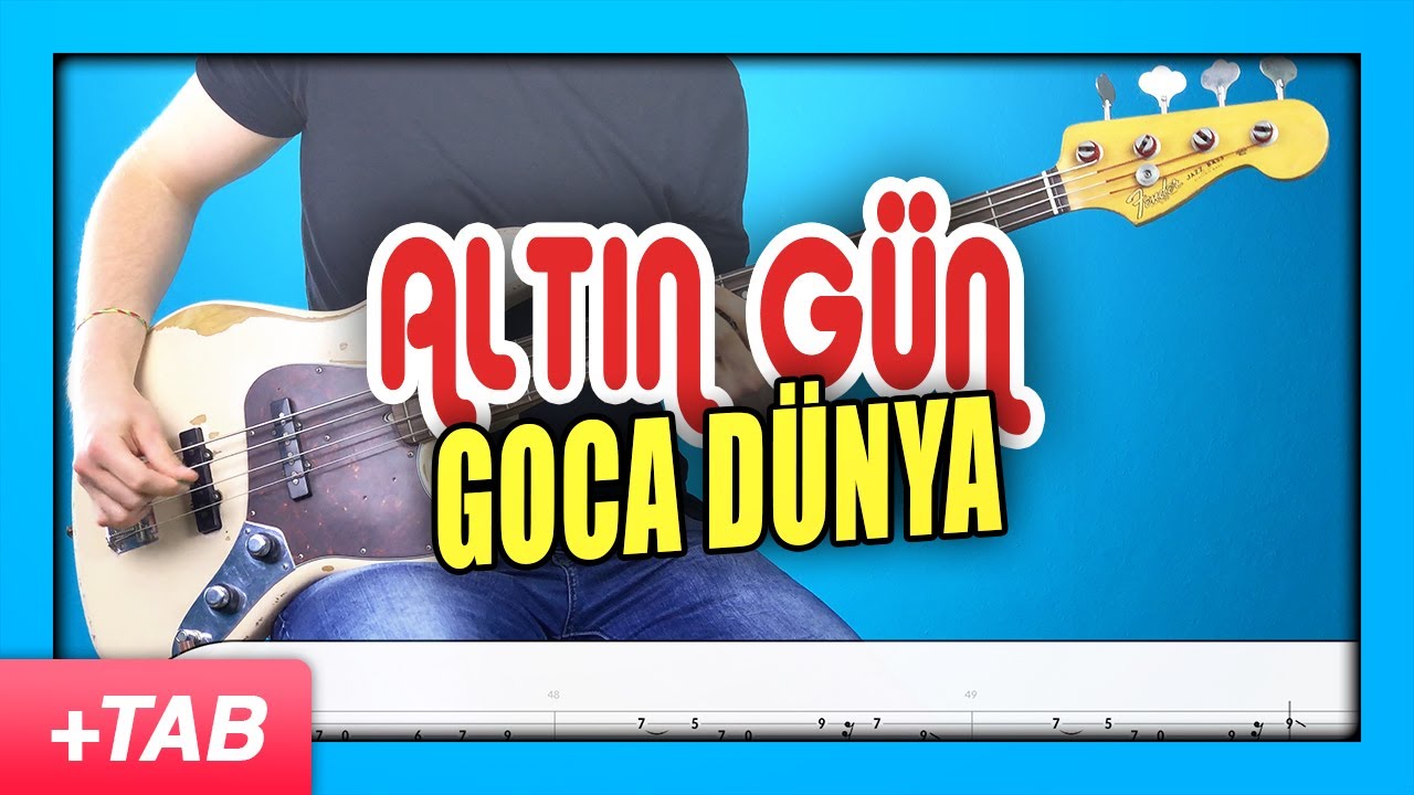 Altin Gün - Goca Dünya | Bass Cover with Play Along Tabs