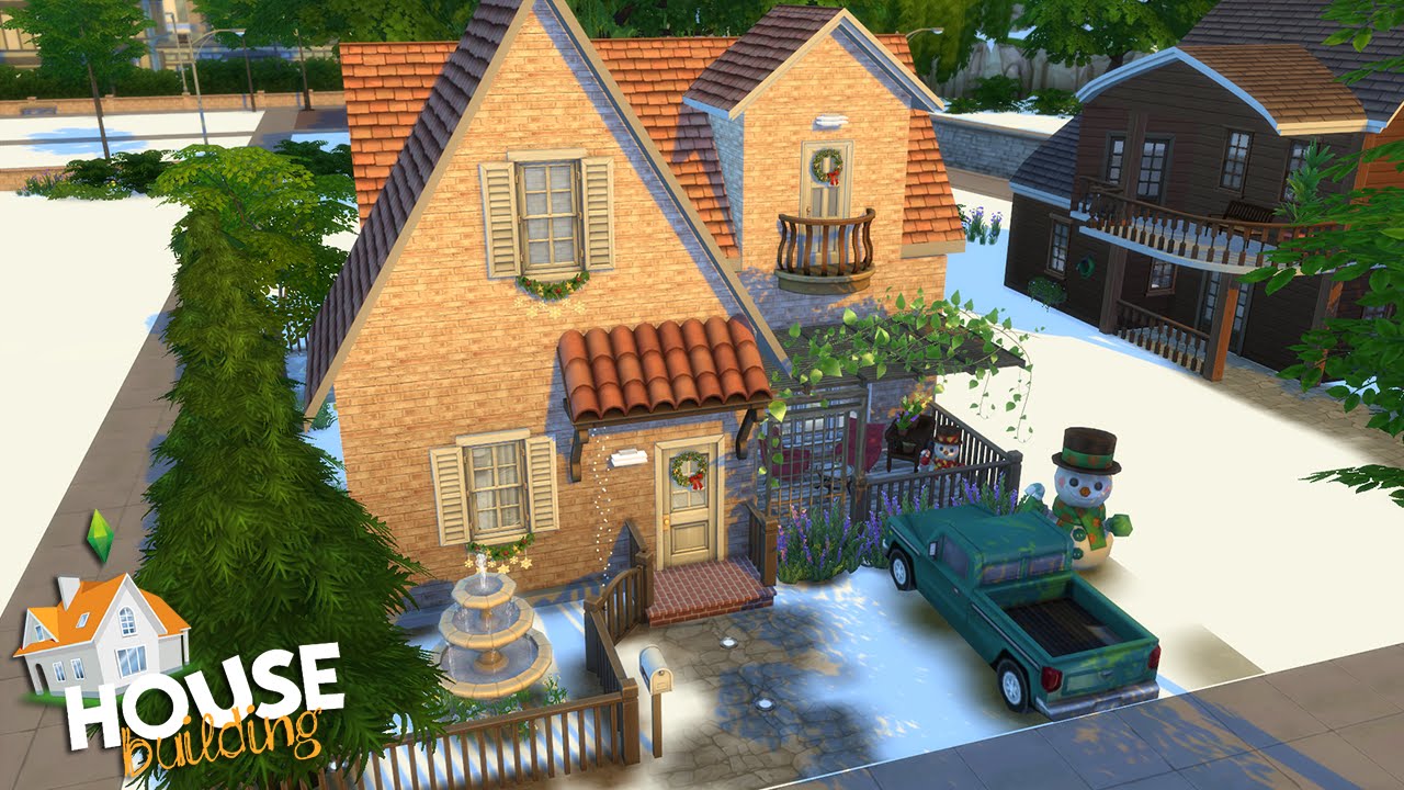 The Sims 4: CHRISTMAS HOUSE | House Building