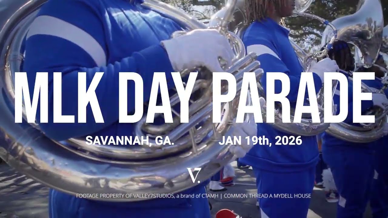 Savannah State Tigers Marching Band Plays “I Was Made for Lovin’ You” | MLK Day Parade