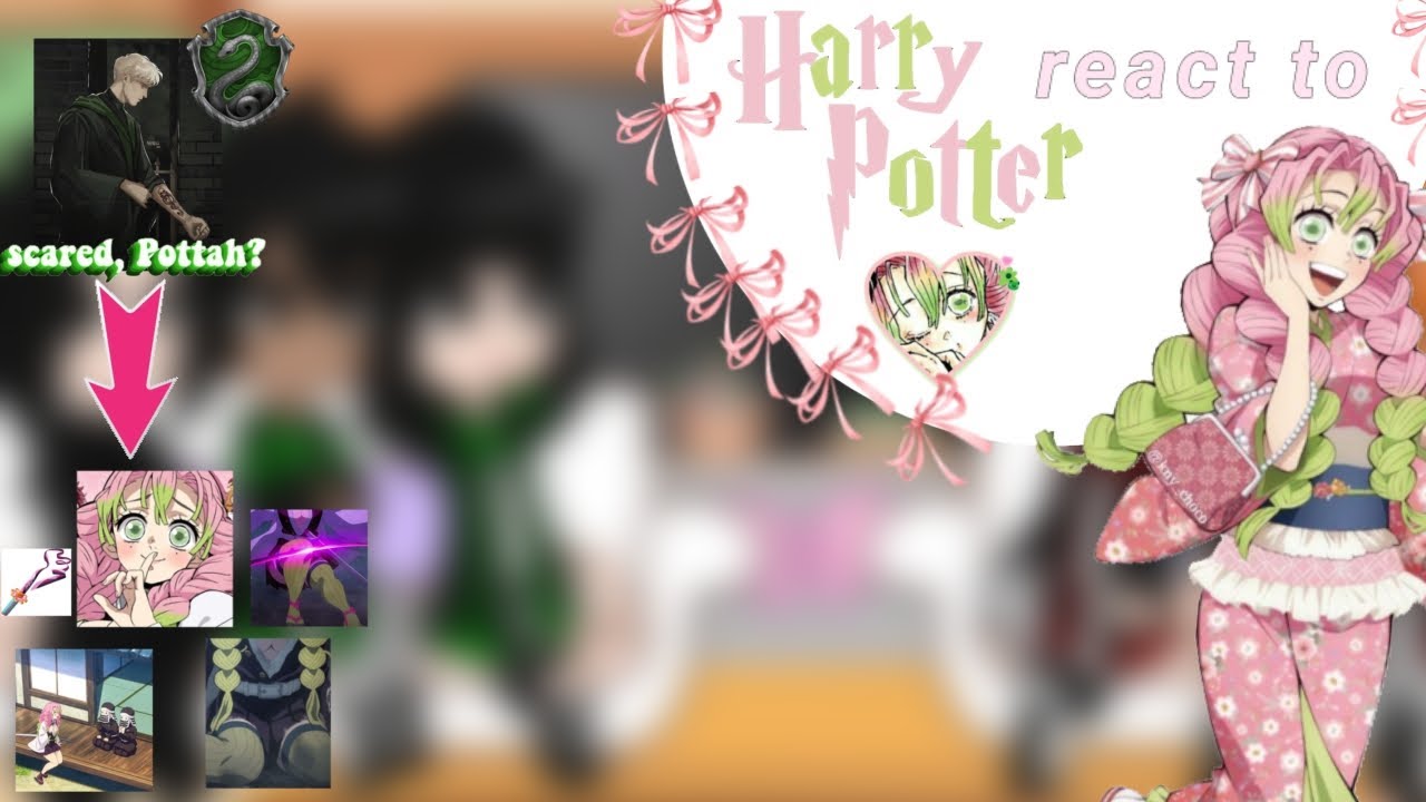 Harry Potter react to Fem Draco Malfoy as Mitsuri Kanroji||NO MANGA SPOILERS||🇬🇧|🇫🇷|🇪🇦|🇧🇷|🇷🇺||HpxKny