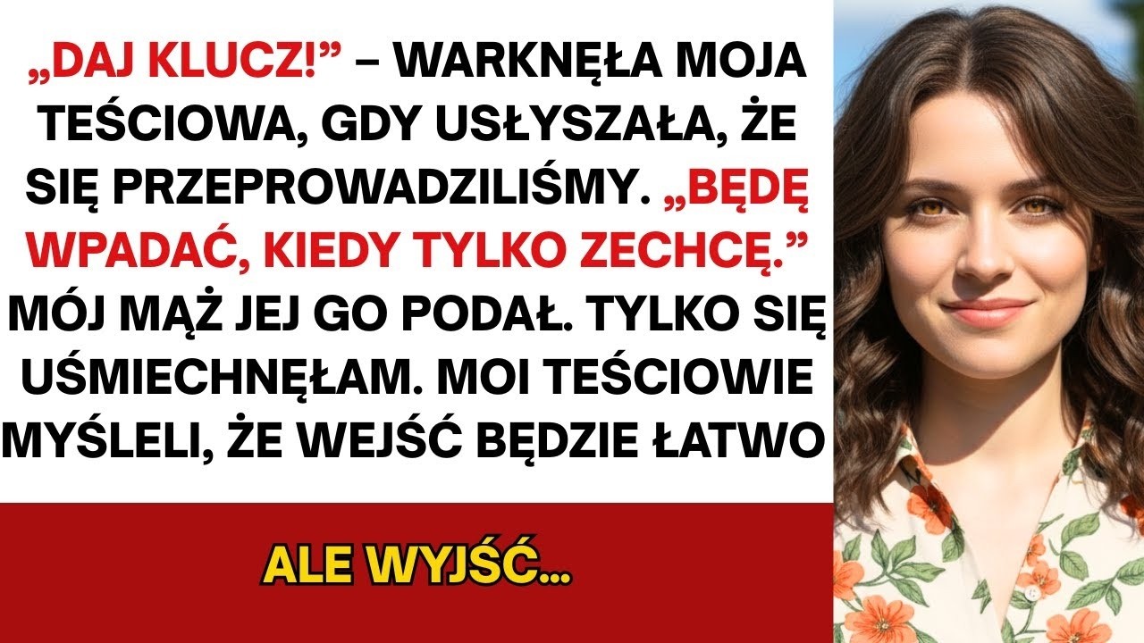 Kiedy moja teściowa zażądała klucza do naszego domu, dałam teściom solidny powód, by tego żałowali