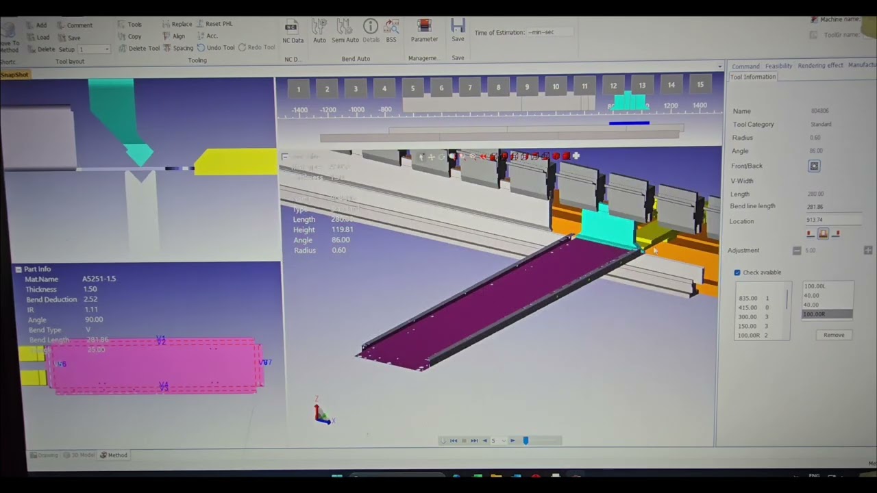 Programming OFFLINE Press Brake Amada software VPSS 4ie 