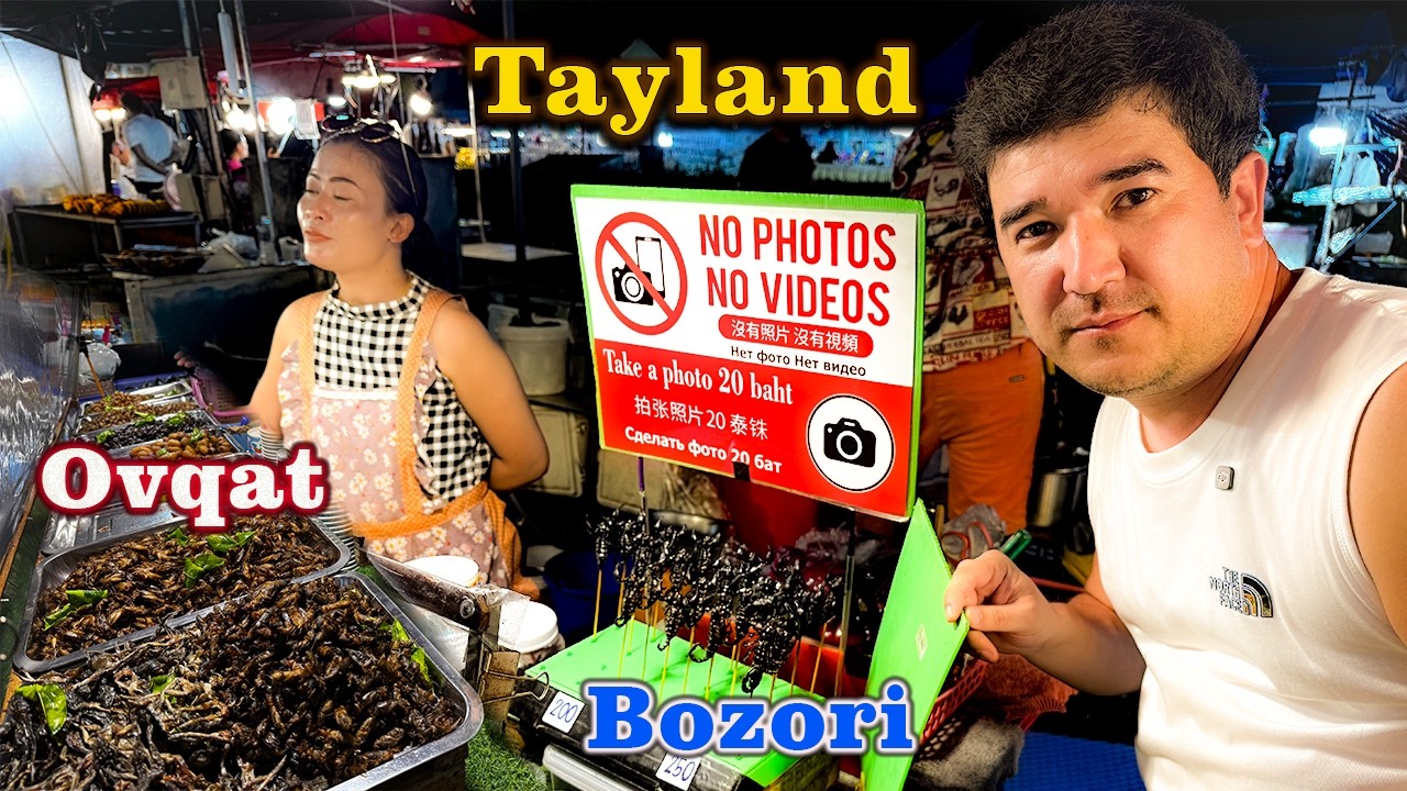 Taylandga Bordim! Xalol Ovqat Topish Qiyinmi?