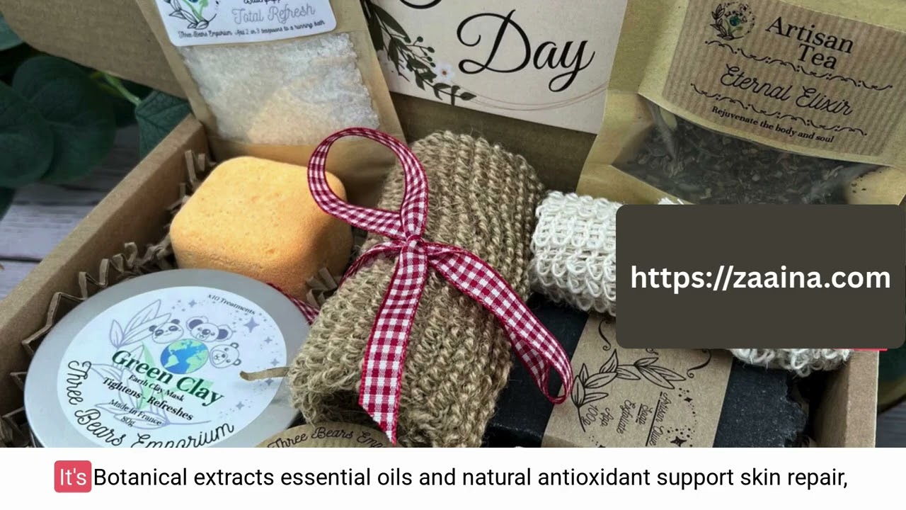 Luxury Care Package Turmeric Face Serum Natural Self Care Spa Gift Set