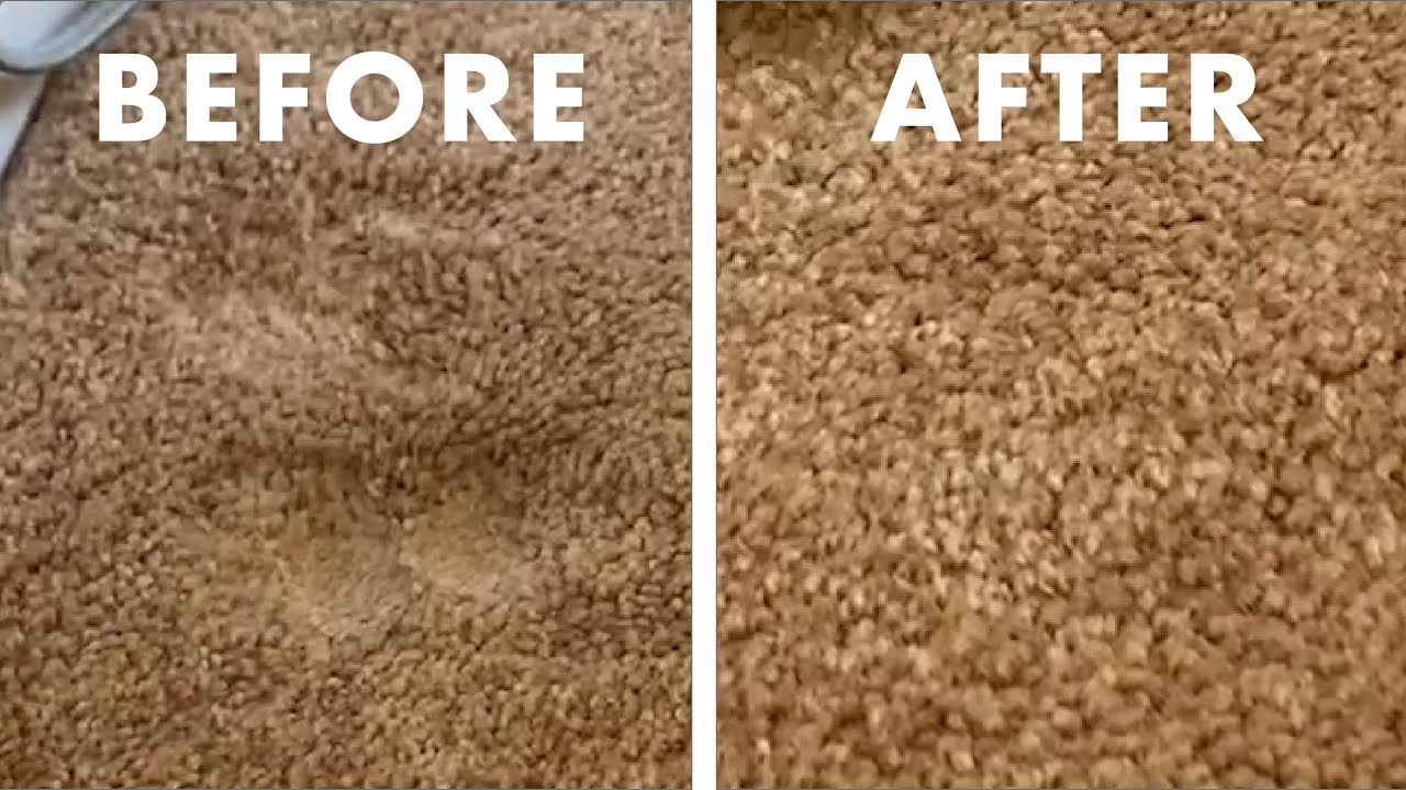 DIY Getting DENTS out of your carpet
