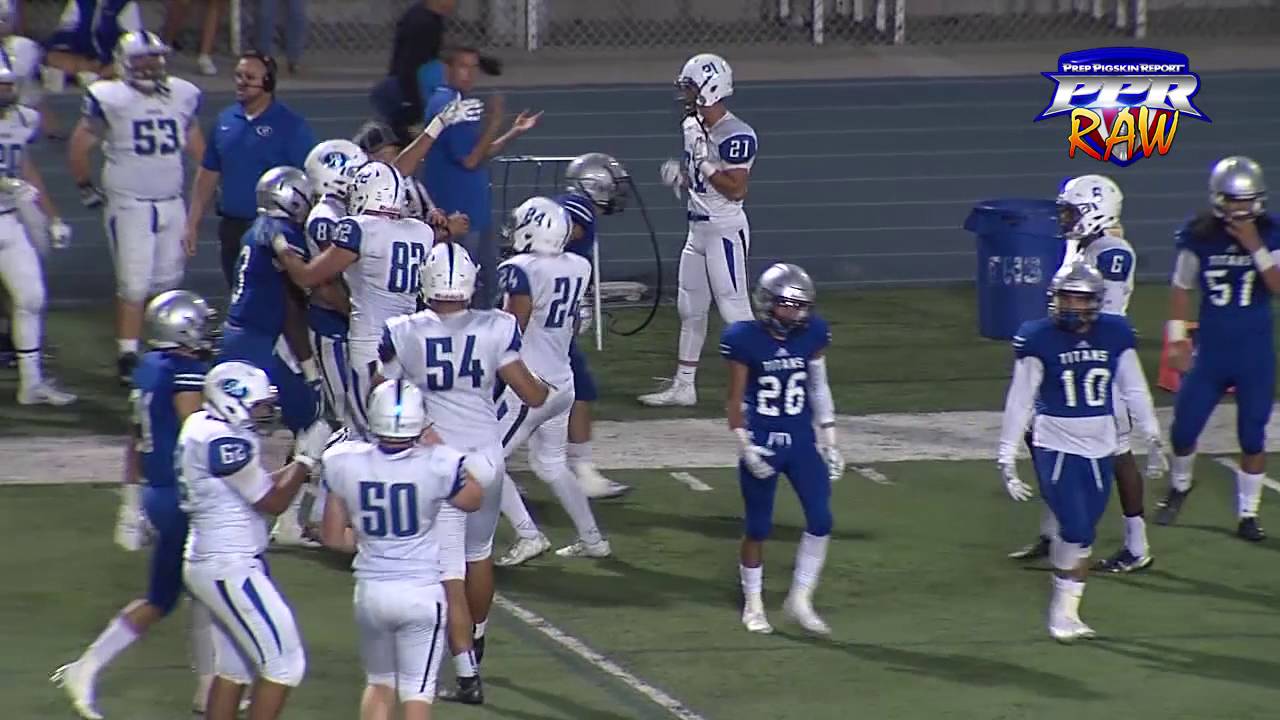 PPR Raw: Rancho Bernardo 38, Eastlake 0