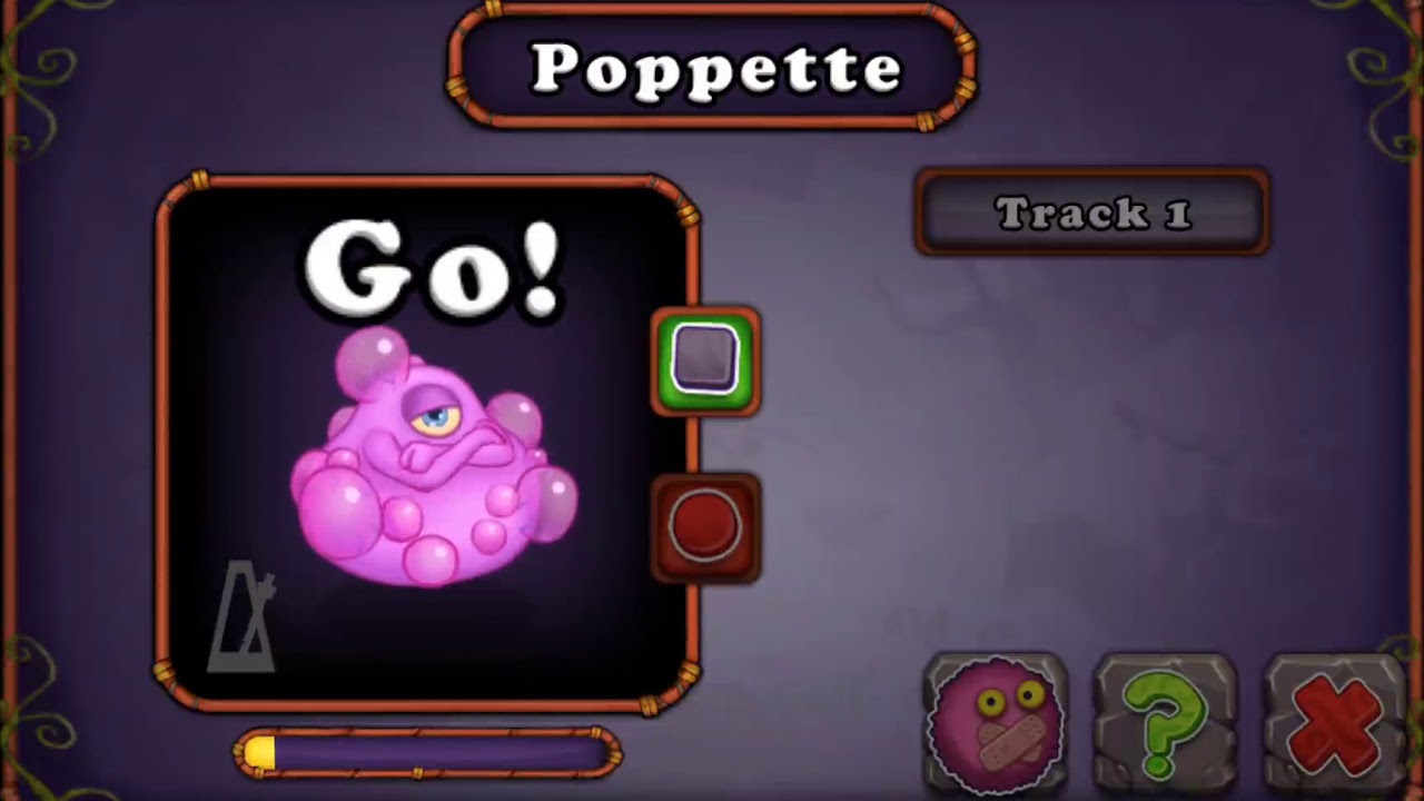 My Singing Monsters Psychic island Poppette sounds and animation