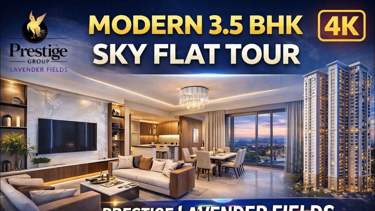Prestige Lavender Fields 3.5 BHK 1858 sqft |Model Flat Tour | Best Resale & Investor Units Available