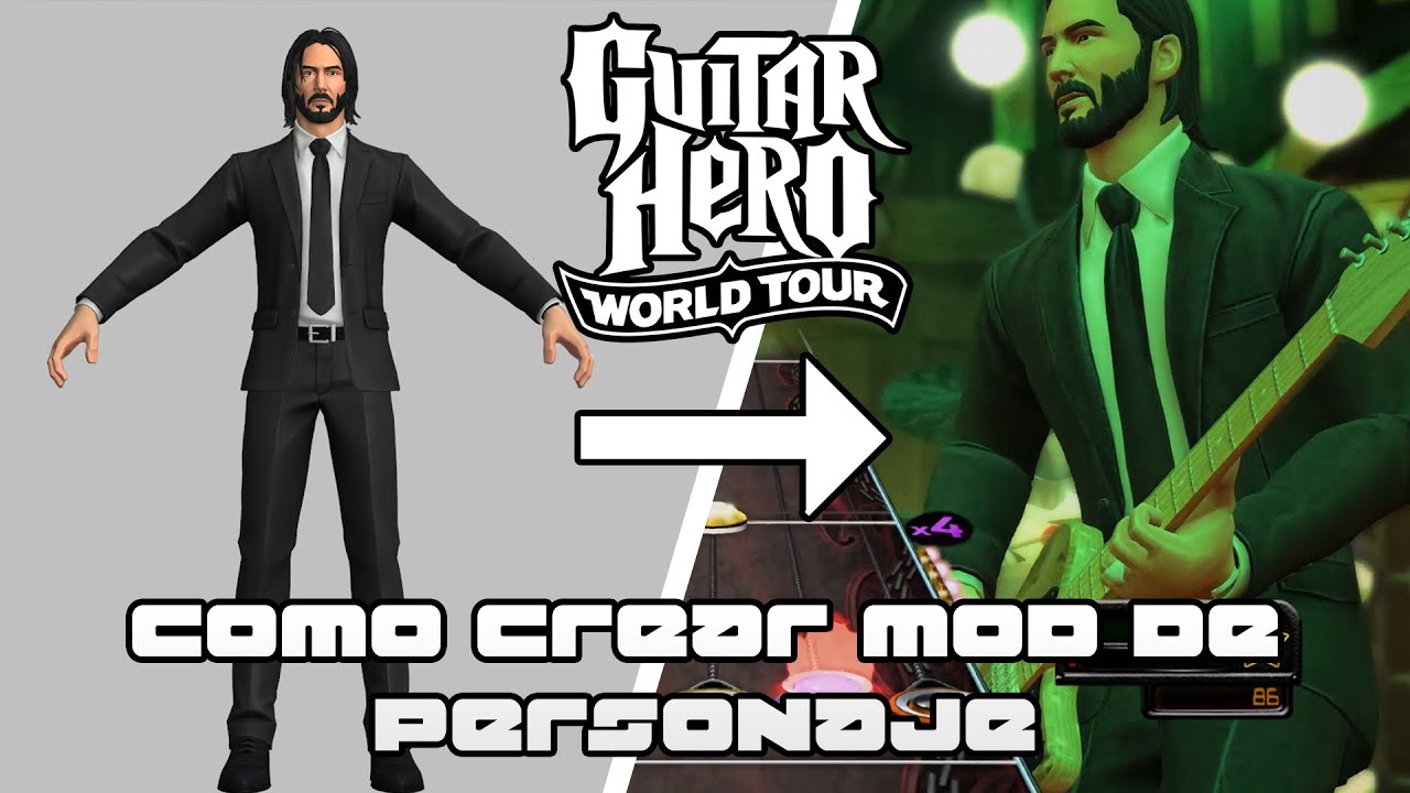 [SEMI-DESACTUALIZADO] Como crear mods de personajes para Guitar Hero World Tour] [ESP]