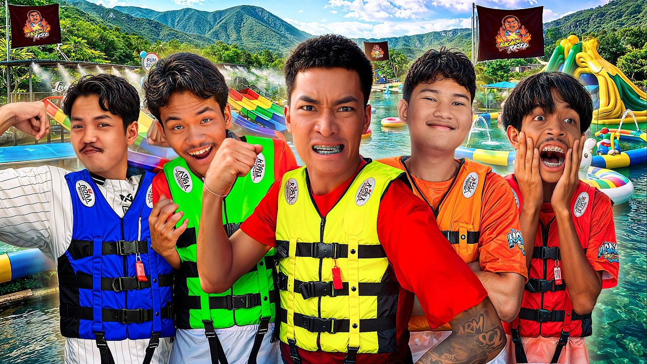 ผจญภัย 1 วัน &ldquo;สวนน้ำกลางป่า&rdquo; ใครวิ่งเร็วที่สุดชนะ!!