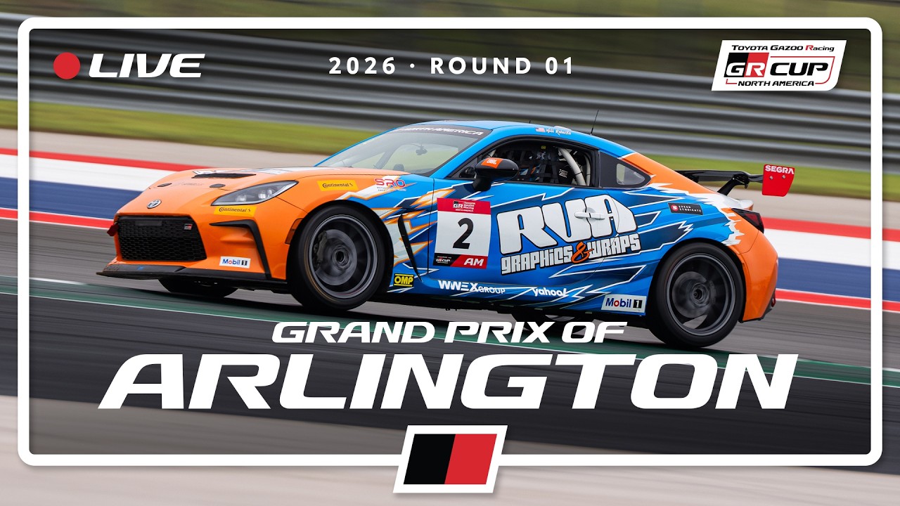 LIVE | Race 1 | Grand Prix of Arlington | Toyota Gazoo Racing North America GR Cup 2026