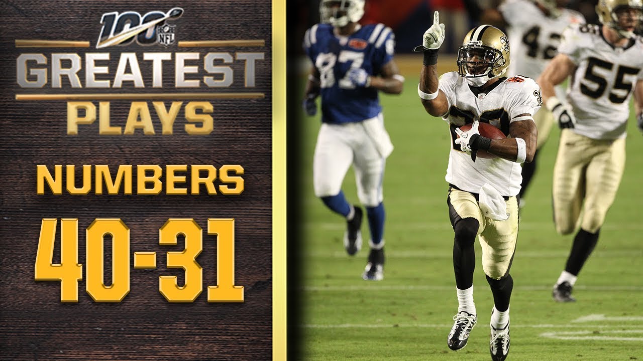 100 Greatest Plays: Numbers 40-31 | NFL 100