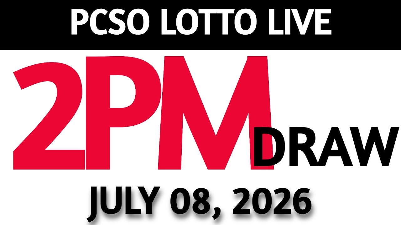 Lotto Result Today 2pm Draw July 08, 2026 Swertres Ez2  PCSO LIVE
