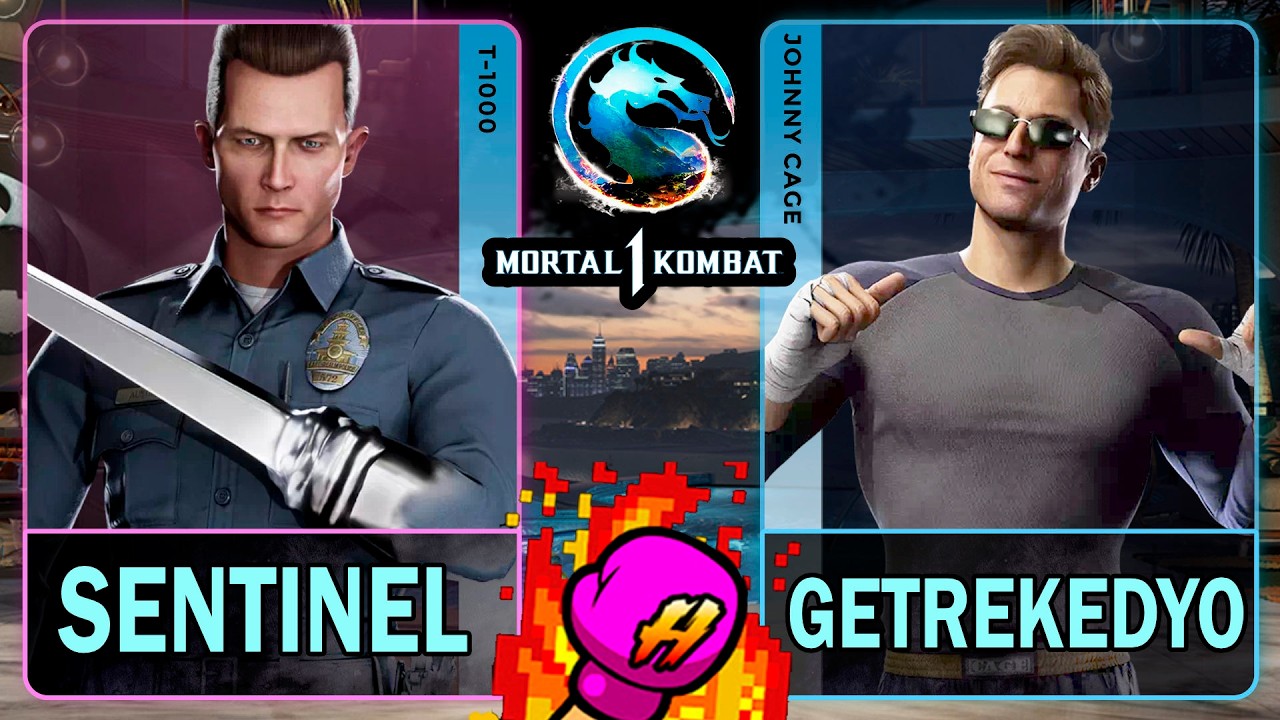 MK1 Sentinel (T-1000) VS Getrekedyo (JOHNNY CAGE)🥊Mortal Kombat 1🥊4K 60ᶠᵖˢ