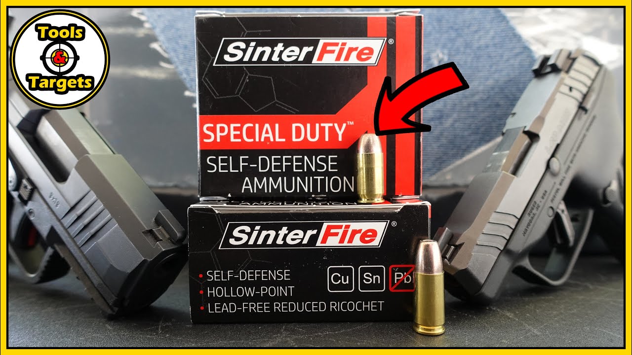 Can This Bullet Made of Powder SAVE Your LIFE?...SinterFire Special Duty AMMO Test!