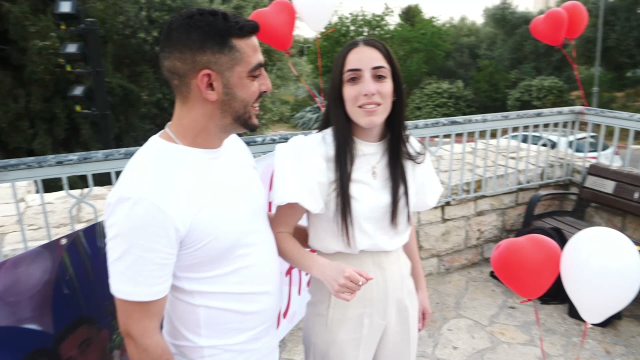 פוטו ג'וני - אביעד & שלי - הצעת נישואים