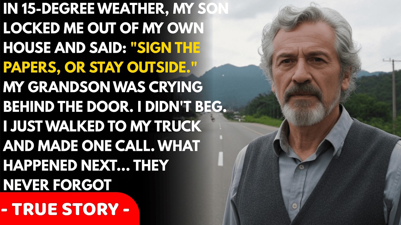 My son locked me out in 15-degree weather to steal my house — but one call to my old partner ch...