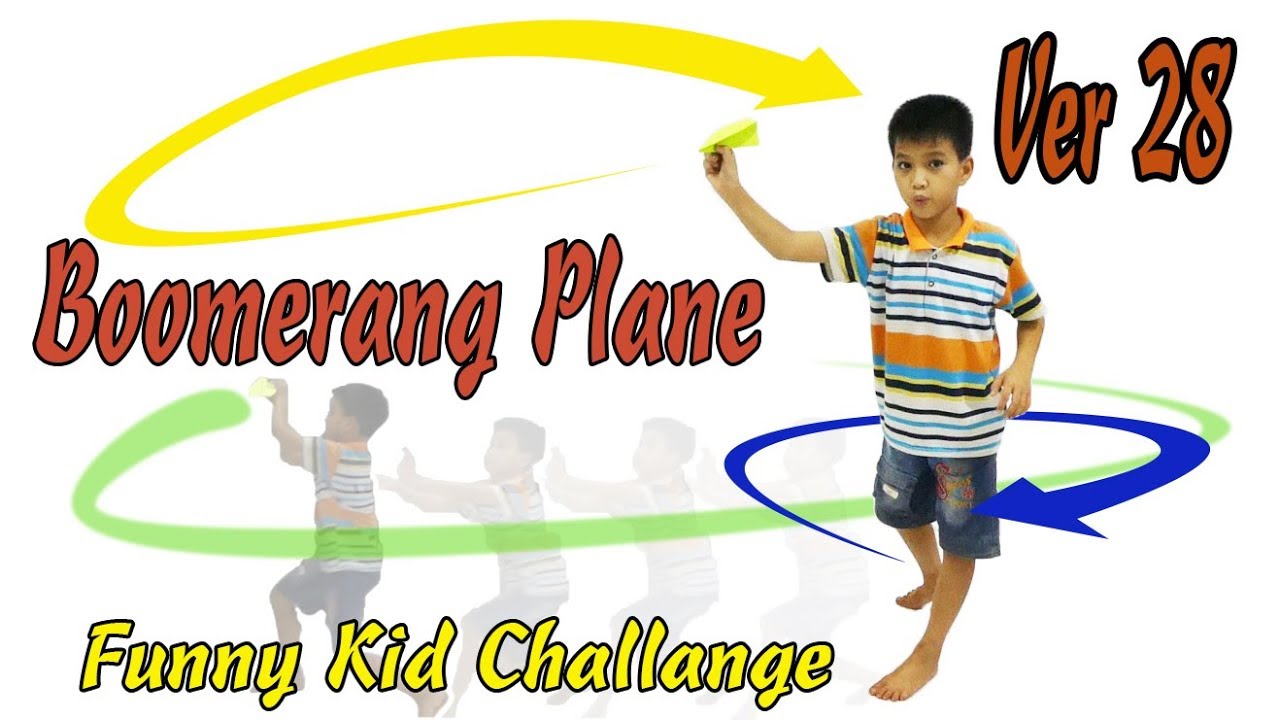 Cách Gấp Máy Bay Boomerang Ver 28, Origami Boomerang plane, #BoomerangPlane #XTT #XTT