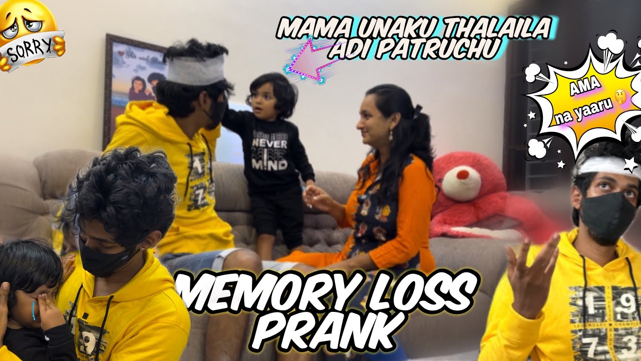 Memory loss prank 😂🤯with saanu gone wrong ❌போதும் டா sami🫡