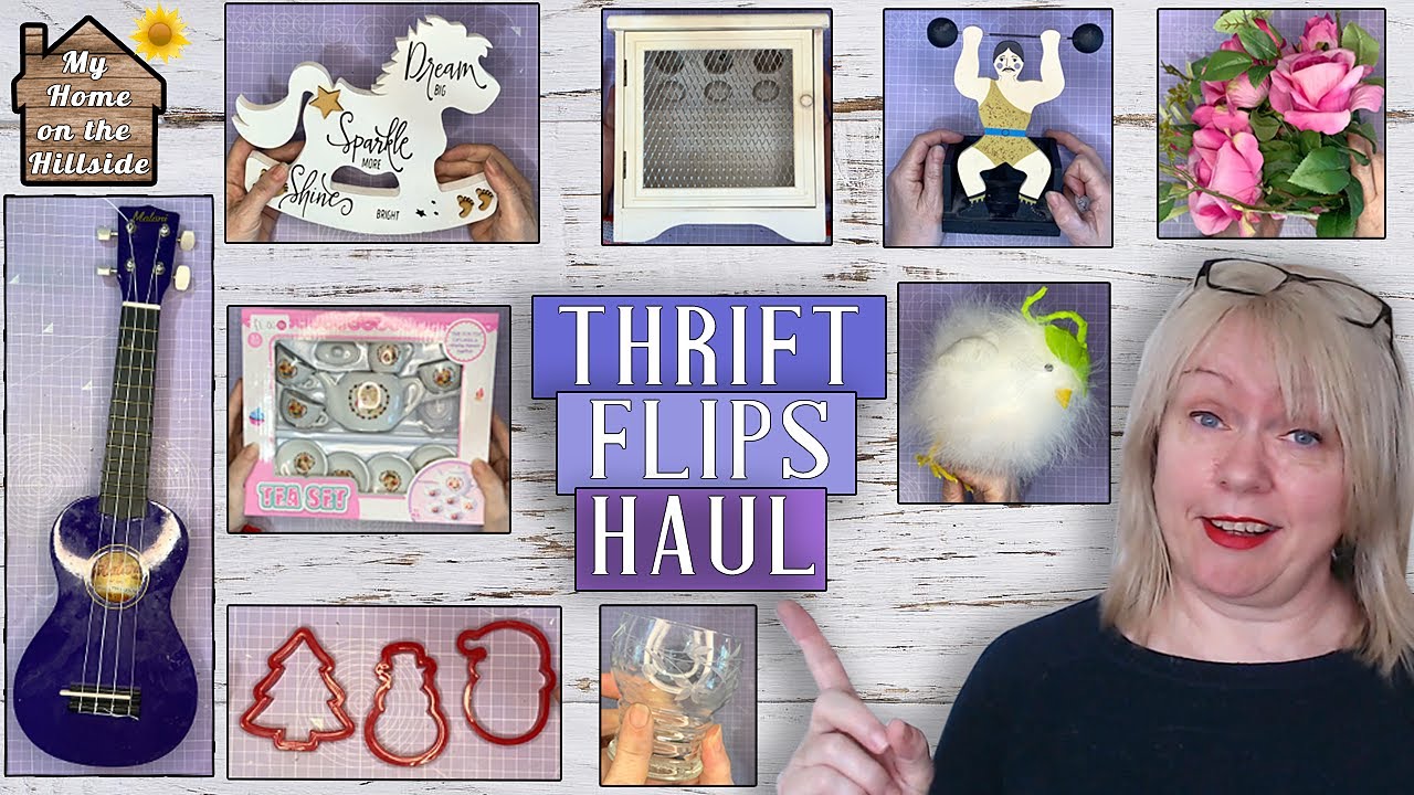 Thrift flip haul for home decor 2022 Goodwill Charity shop haul Trash to treasure