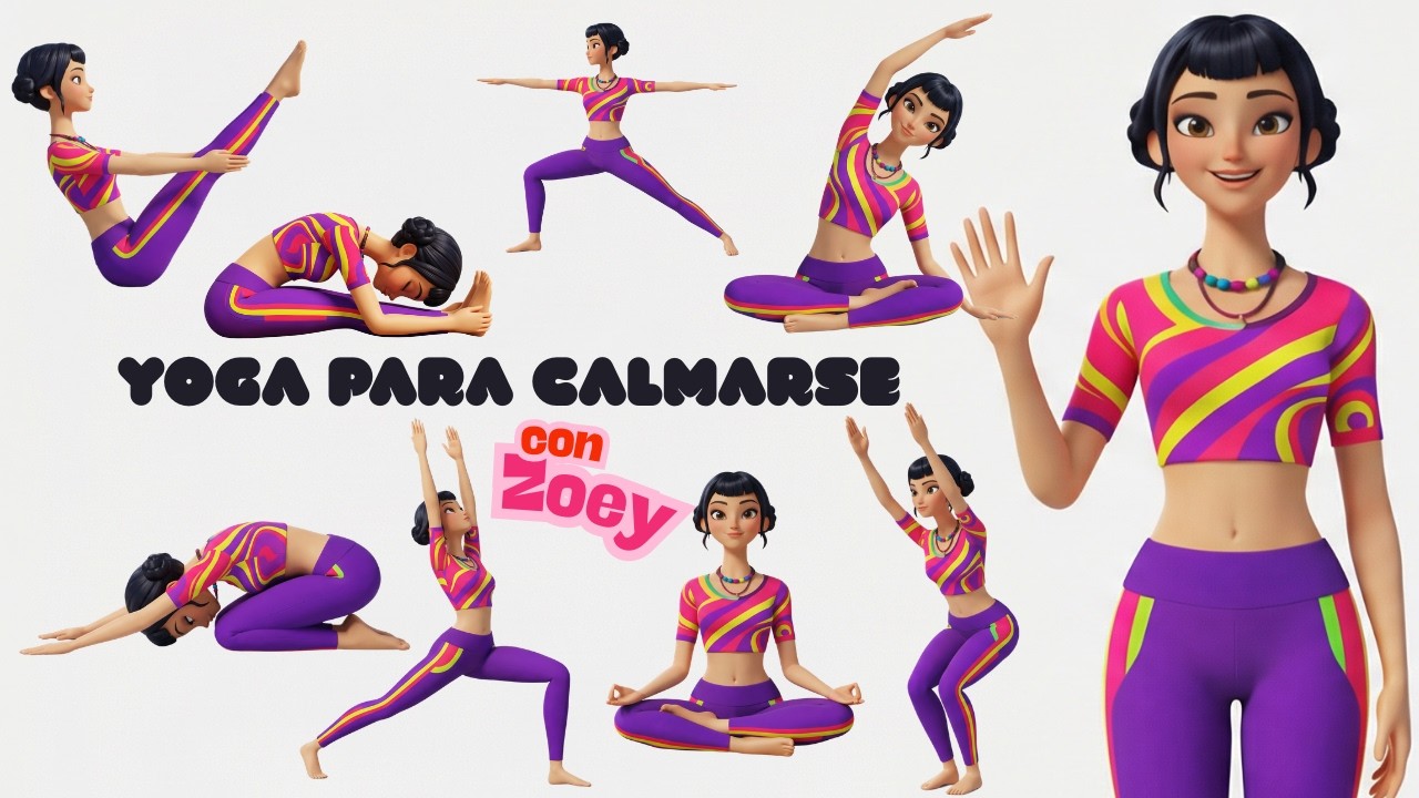 Yoga para Niños con Pensamientos Acelerados | Calma la Mente y la Ansiedad con el yoga de Maria