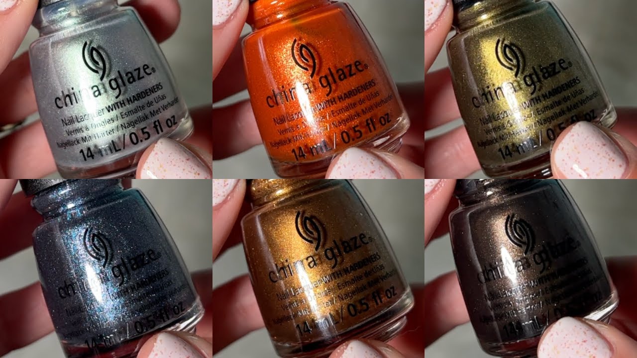 China Glaze - Serpentine (Halloween 2023) Nail Polish Swatch & Review | JESSFACE90