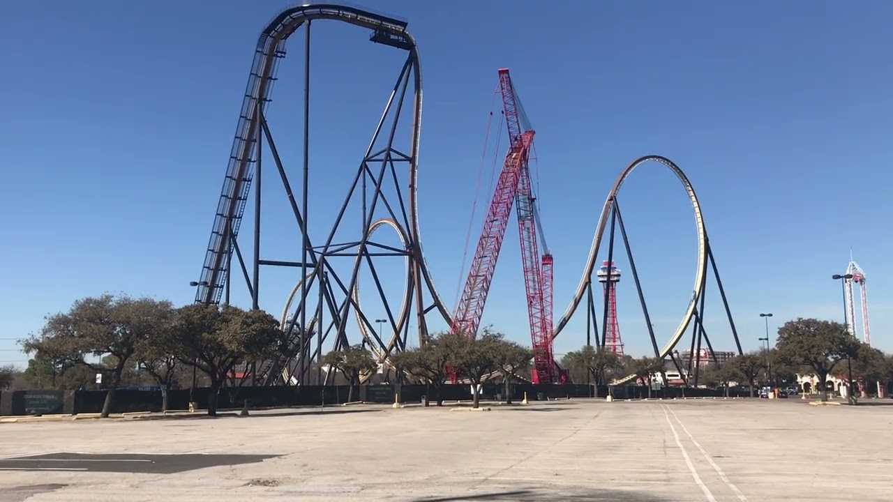 Happy Presidents Day !! Major construction update for Tormenta Giga Coaster. February 16 2026. 