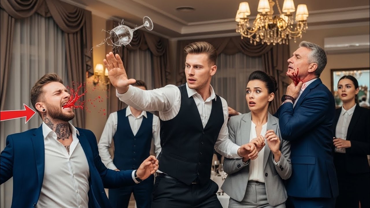 Three Men Attacked a CEO in a Restaurant – A Single Dad's Hidden Skill Changed Everything
