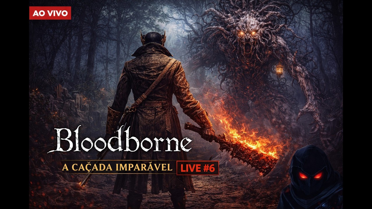 Bloodborne PS5 | Rumo ao Horror Cósmico: Exploração e Farm em Yharnam | Live #6 #modomamodromo #ps5