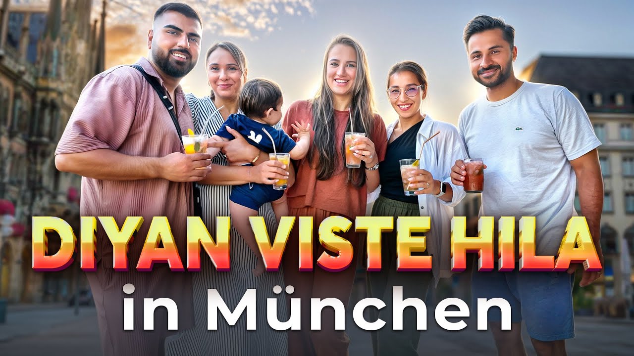 Diyan Visit Hila & Massi in München Tasting Juicy Strawberries | دیدار دیان با هیله و مسیح در مونشن