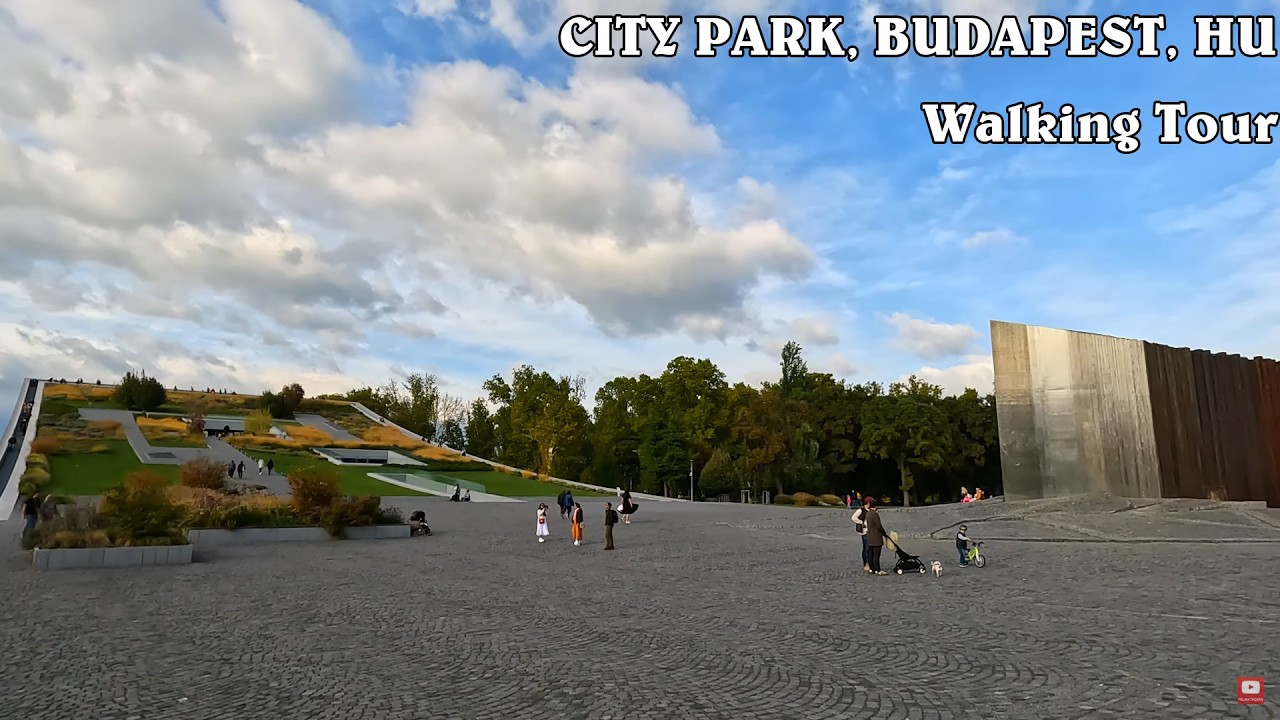 City Park, Budapest, Hungary Walking Tour 4K60fps