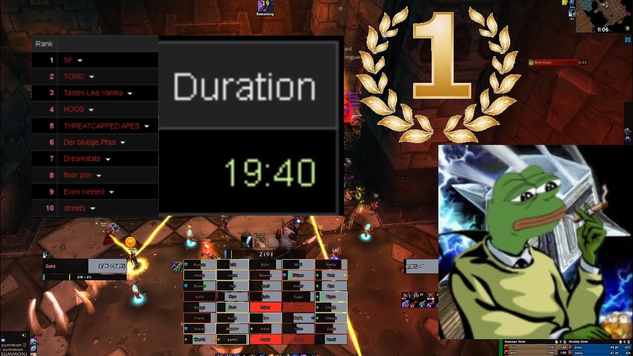 #1 World Horde BWL Speedrun - SF 19:40