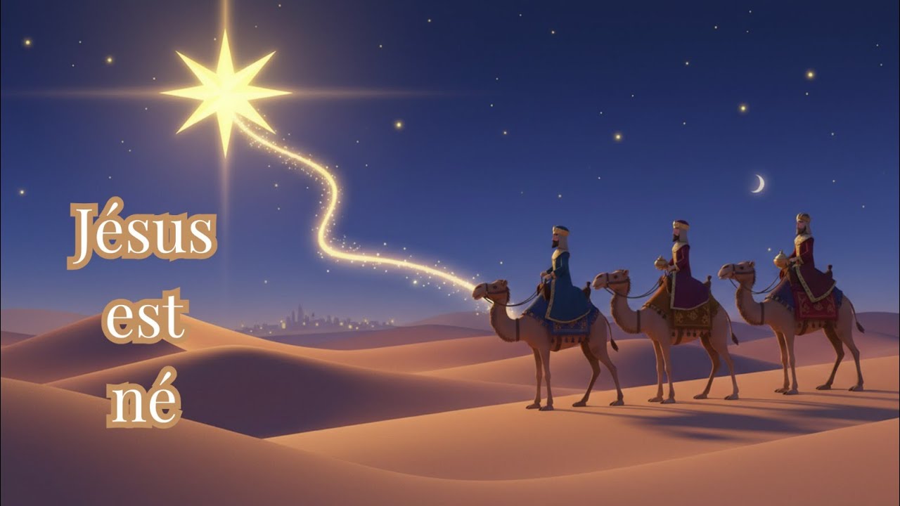 Jésus est né / les mages viennent l'adorer chanson chrétienne 