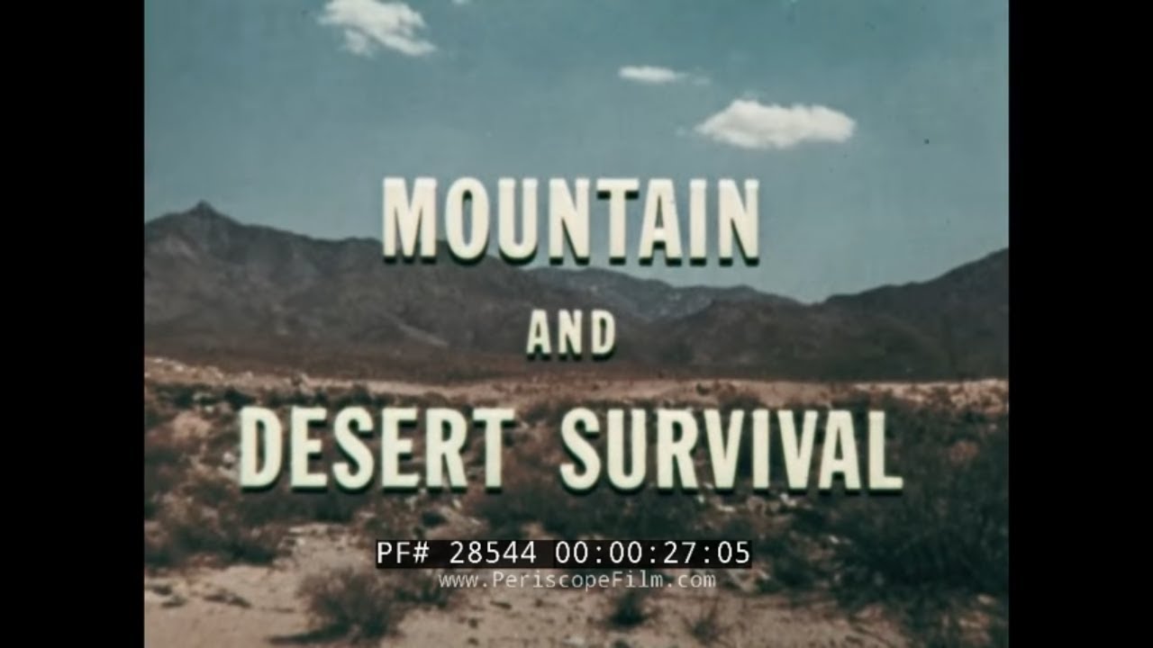 U.S. AIR FORCE 1963 SURVIVAL SKILLS TRAINING FILM  