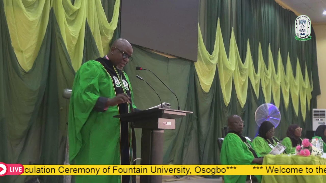 19th Matriculation Ceremony of Fountain University, Osogbo