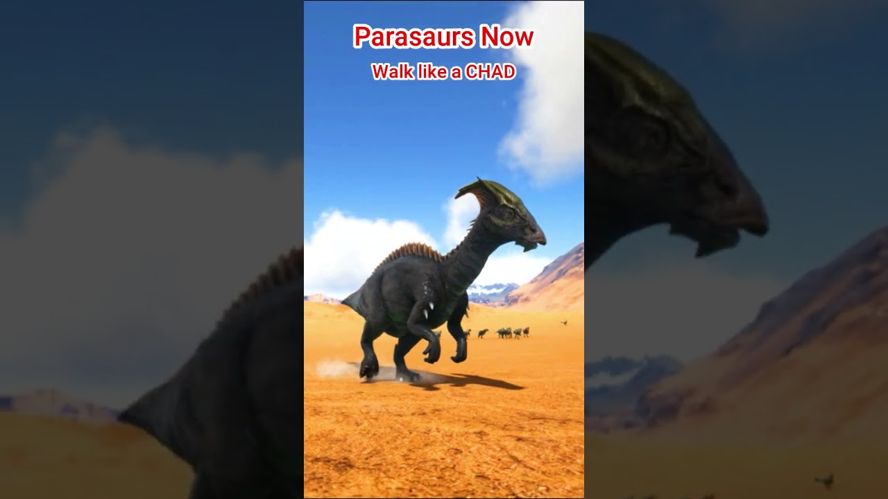 SIGMA Parasaurs THEN vs NOW #shorts #ark
